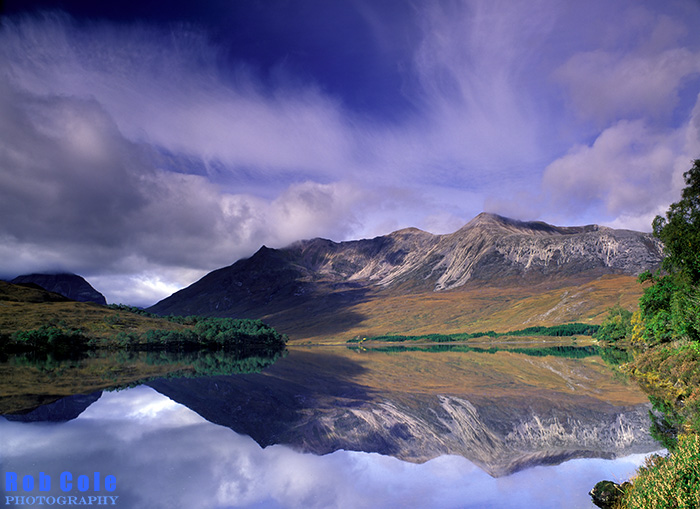 Beinn Eighe reflected in Loch Clair