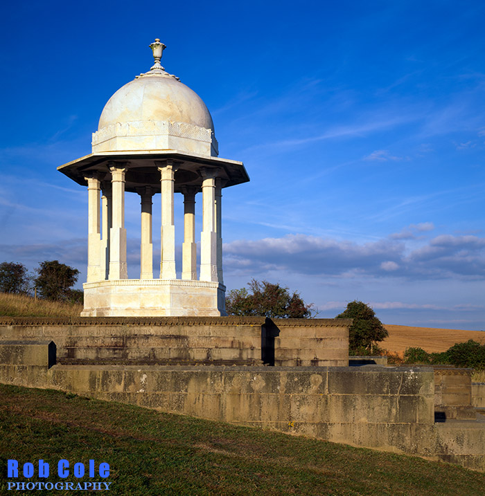 The First World War Sikh Chattri memorial on the South Downs above Brighton