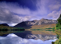 Beinn Eighe reflected in Loch Clair
