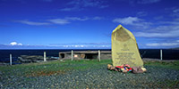 The WW2 Arctic Convoy memorial at Cove on Loch Ewe